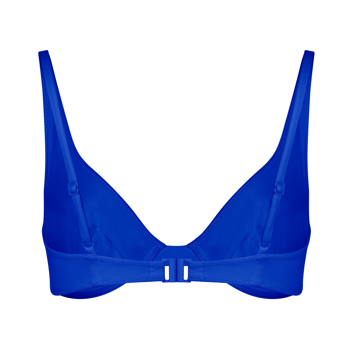 SCOOP BIKINI TOP- ROYAL BLUE