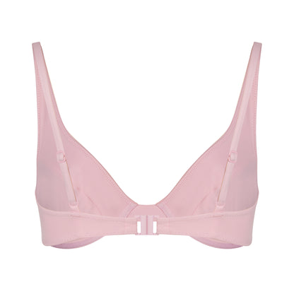 SCOOP BIKINI TOP- BABY PINK