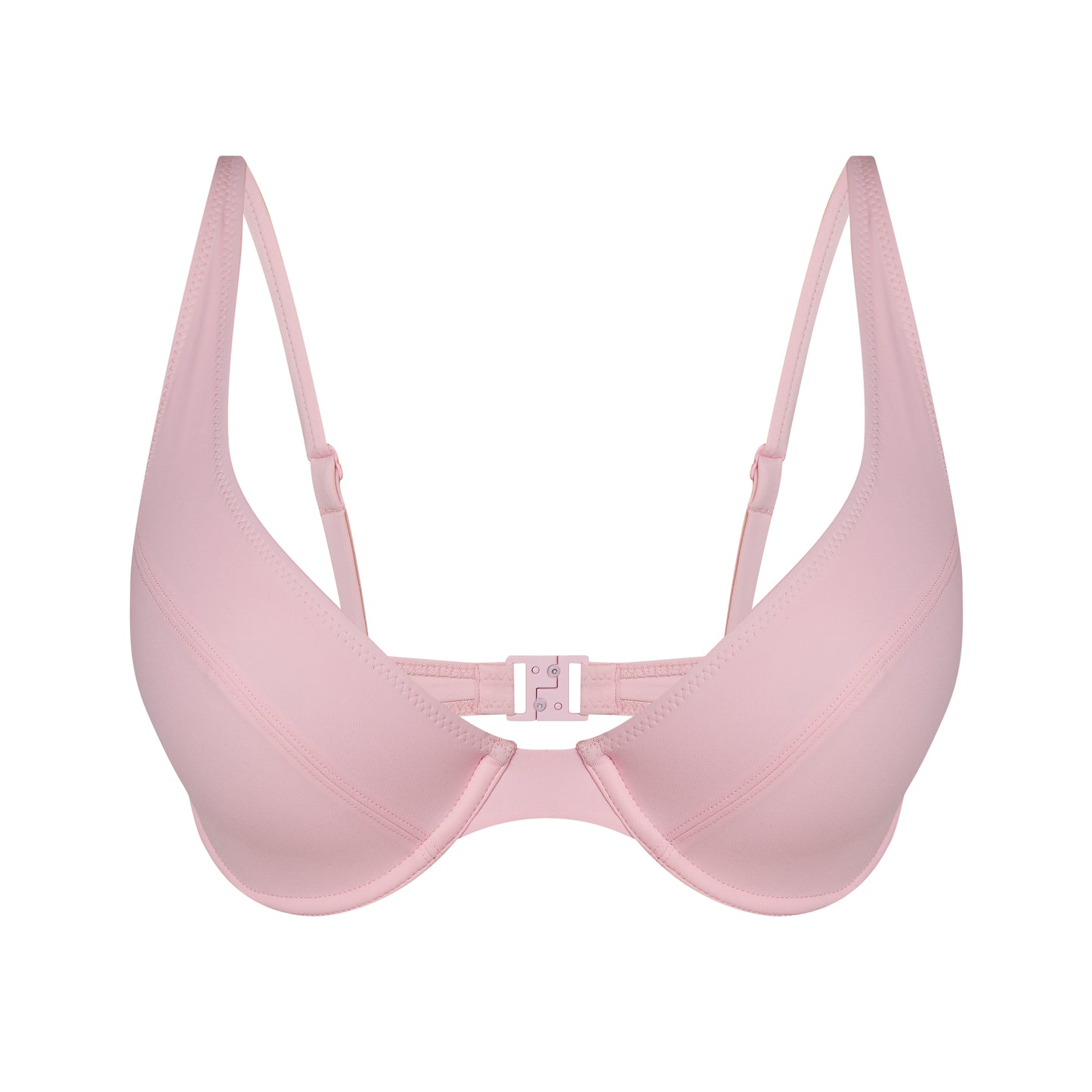 SCOOP BIKINI TOP- BABY PINK