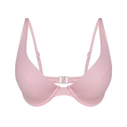 SCOOP BIKINI TOP- BABY PINK