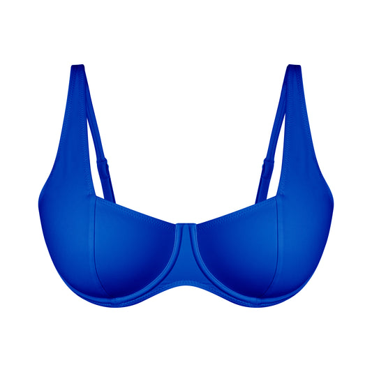 BALCONETTE BIKINI TOP- ROYAL BLUE