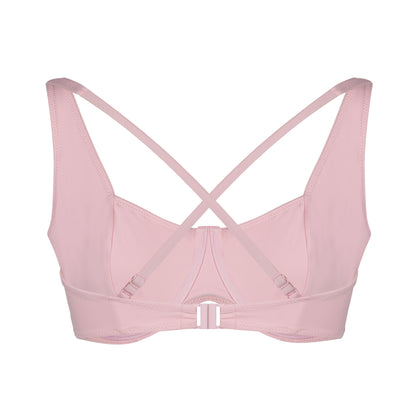 BALCONETTE BIKINI TOP- BABY PINK