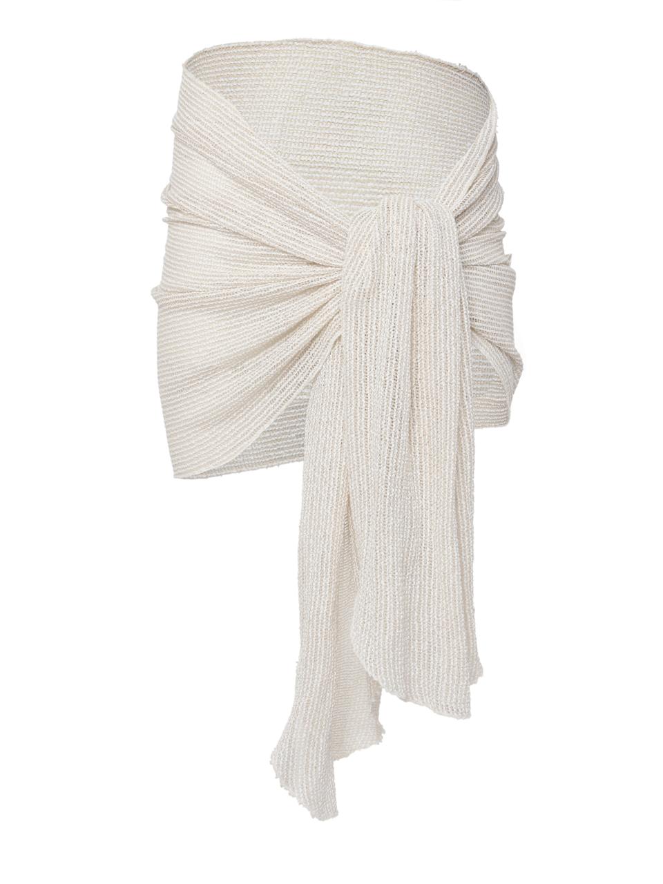 SARONG- WHITE STRIPED